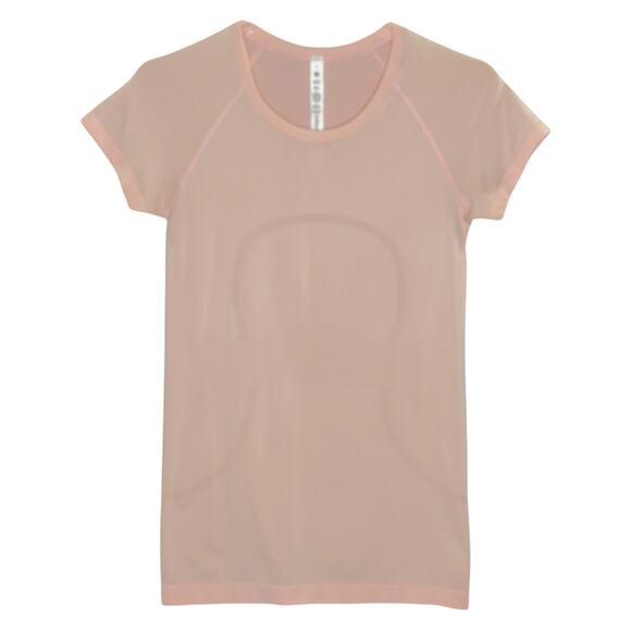 Lululemon 6 Swiftly Tech Short Sleeve Shirt Flush Pink Gym Running Sports - Picture 1 of 11